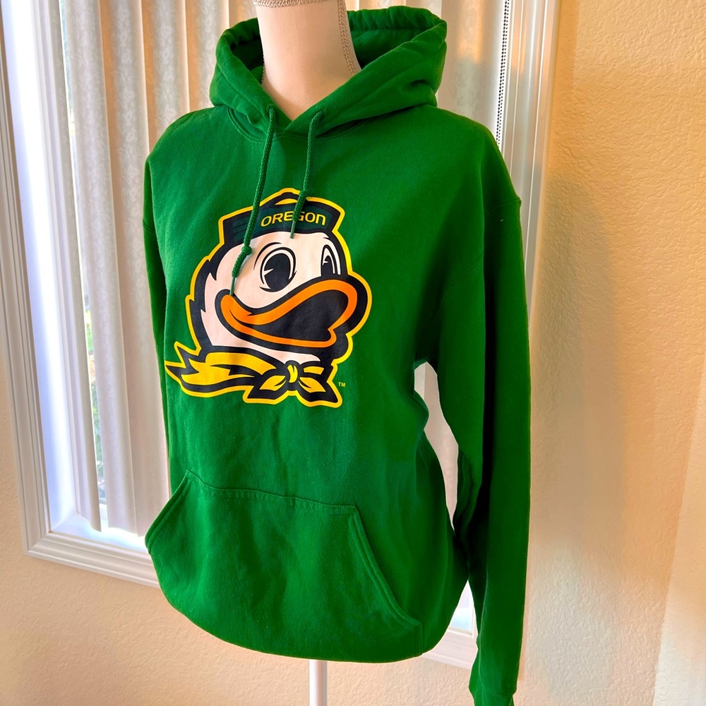 Green Oregon Duck Hoodie